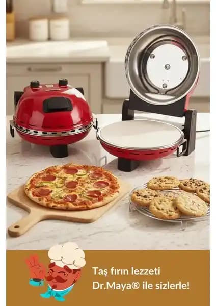 Dr.Maya Pro Plus Taş Fırın Pizza Makinesi: Evde Profesyonel Kalitede Pişirme Deneyimi