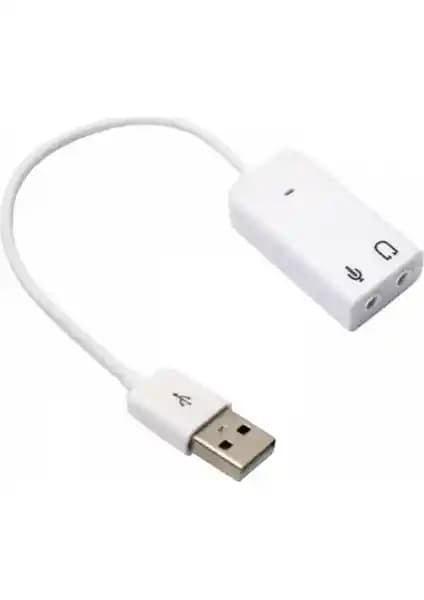 Prige USB Ses Kartı 7.1 Kanal Yüksek Kaliteli Ses Deneyimi ve Kolay Kurulum
