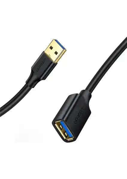 Ugreen USB 3.0 Uzatma Kablosu 1.5 Metre Siyah Yüksek Hızlı Veri ve Güç Aktarımı