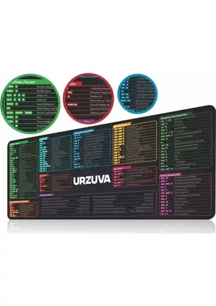 Urzuva Büyük Boy XL Mouse Pad: Ergonomik ve Dayanıklı Geniş Çalışma Alanı Çözümü
