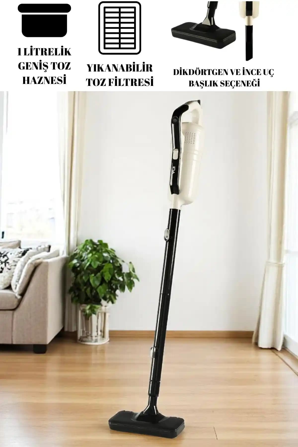 Yui VC90 Kablolu Torbasız Dikey Süpürge İncelemesi ve Kullanıcı Yorumları