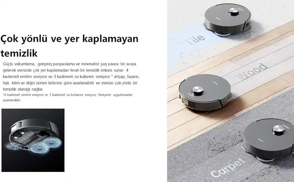 Robot Süpürge Seçiminde Ahşap Zemin ve Mop Sistemlerinin Önemi ile Öne Çıkan Modeller