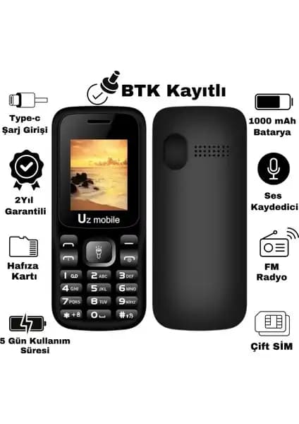 Hiking X11 ve UZ Mobile Tuşlu Telefonlar Karşılaştırması: Hangi Model Sizin İçin Uygun 2