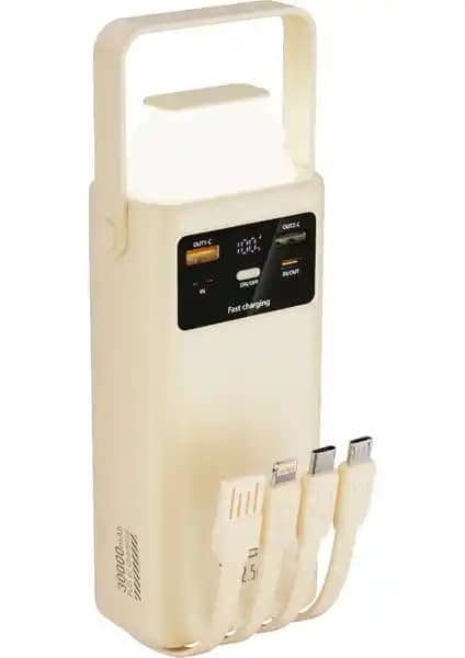 Acl PW-112 22.5W Dış Mekan Dayanıklı Hızlı Şarj Powerbank 30000mAh