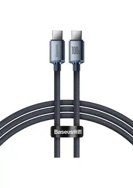 Baseus Crystal Shine 100W Type-C to Type-C Hızlı Şarj ve Veri Aktarım Kablosu