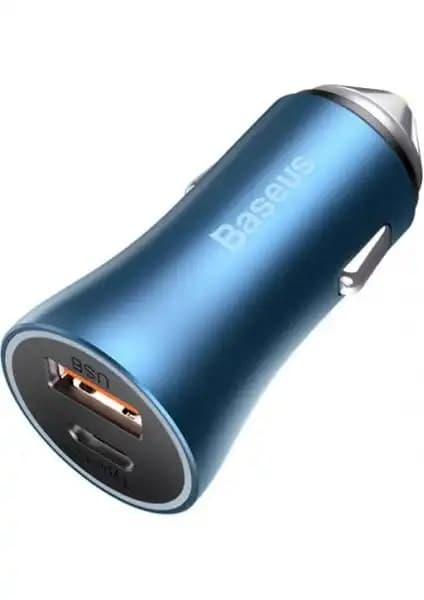 Baseus LED Işıklı 40W Dual PD U+C Araç Şarjı Hızlı ve Güvenli Şarj Çözümü