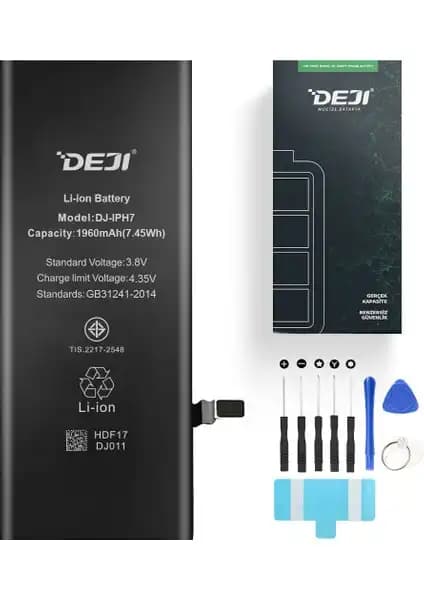 Deji iPhone 7 Batarya: Uzun Ömürlü ve Güvenilir Yedek Batarya Çözümü