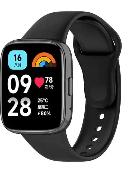 Fibaks Xiaomi Redmi Watch 3 Active Uyumlu Silikon Kayış: Şık ve Dayanıklı Tasarım