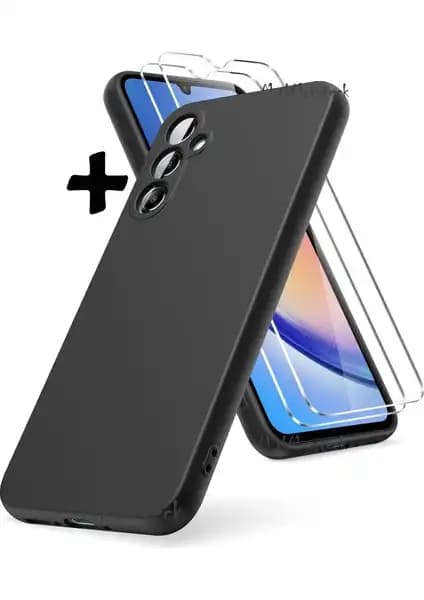 Galaxy M34 için şık ve dayanıklı kılıf ile ekran koruyucu seti 80 karakter