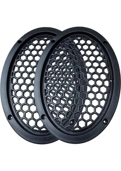 Hazego 6x9 Oval Hoparlör Kapakları Otomobil Ses Sistemleri İçin Koruma ve Estetik