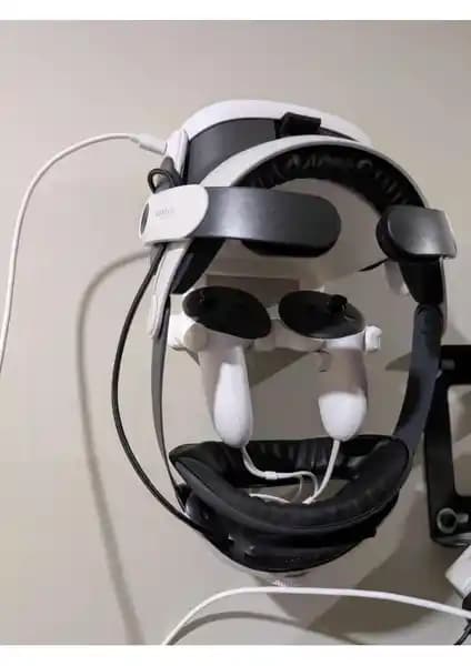 Just3dprintings Oculus Meta Quest Duvar Askısı Aparatı ile VR cihazlarınızı güvenli ve şık bir şekilde saklayın