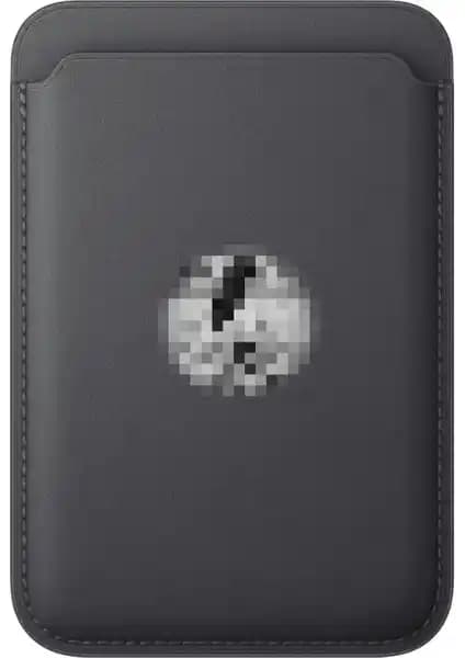 Magicase iPhone Uyumlu MagSafe Destekli Logolu Suni Deri Cüzdan Kartlık