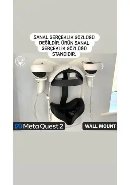 Meta Quest 2 için duvara monte edilebilir VR standı tasarımı ve kullanım avantajları