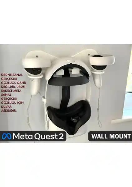 Meta Quest 2 için şık ve dayanıklı duvar askısı ile saklama çözümleri