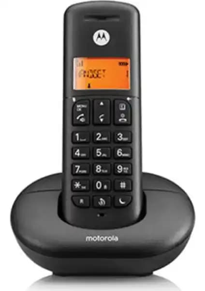 Motorola E201 Kablosuz Dect Telefon Siyah Modern İletişim Çözümleri
