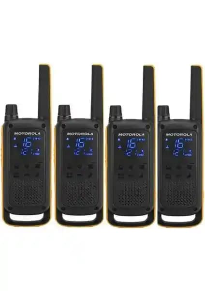Motorola T82 Extreme Quadpack: Dayanıklı ve Çok Yönlü PMR Telsizler Profesyonel Kullanım İçin