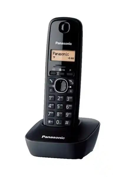 Panasonic KX-TG1611 Siyah DECT Kablosuz Telefon Modern Tasarım ve Uzun Pil Ömrüyle