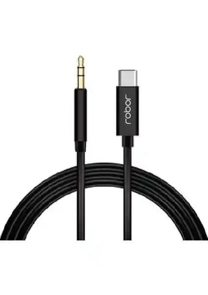 Robor R240 Type-C - 3.5mm Aux Dönüştürücü Kablo ile Yüksek Kaliteli Ses Deneyimi
