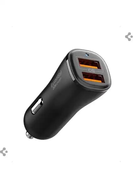 Spigen 30W USB-A 2 Port Araç İçi Hızlı Şarj Adaptörü Gelişmiş Güç ve Güvenlik Özellikleri