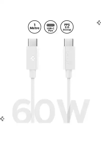 Spigen USB-C to USB-C 1 Metre Kablo ile Hızlı Şarj ve Veri Aktarımı Performansı