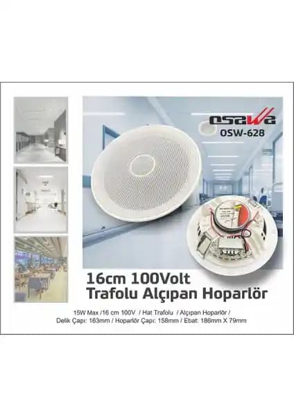 Tech Gross Osawa OSW-628 16CM Tweeterli 100 Volt Trafolu Alçıpan Hoparlör Ürün Tanıtımı ve Özellikleri
