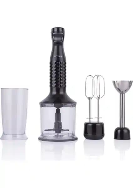 Arnica GH21480 Diamond Blender Set: Türkiye Üretimi, 1200 W güç ve Çoklu Hazneli Tasarım