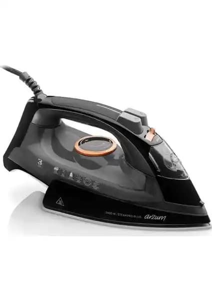 Arzum AR6000 Steampro Plus: 2400 W Güçlü Buharlı Ütü, Seramik Taban ve Anti-Calc