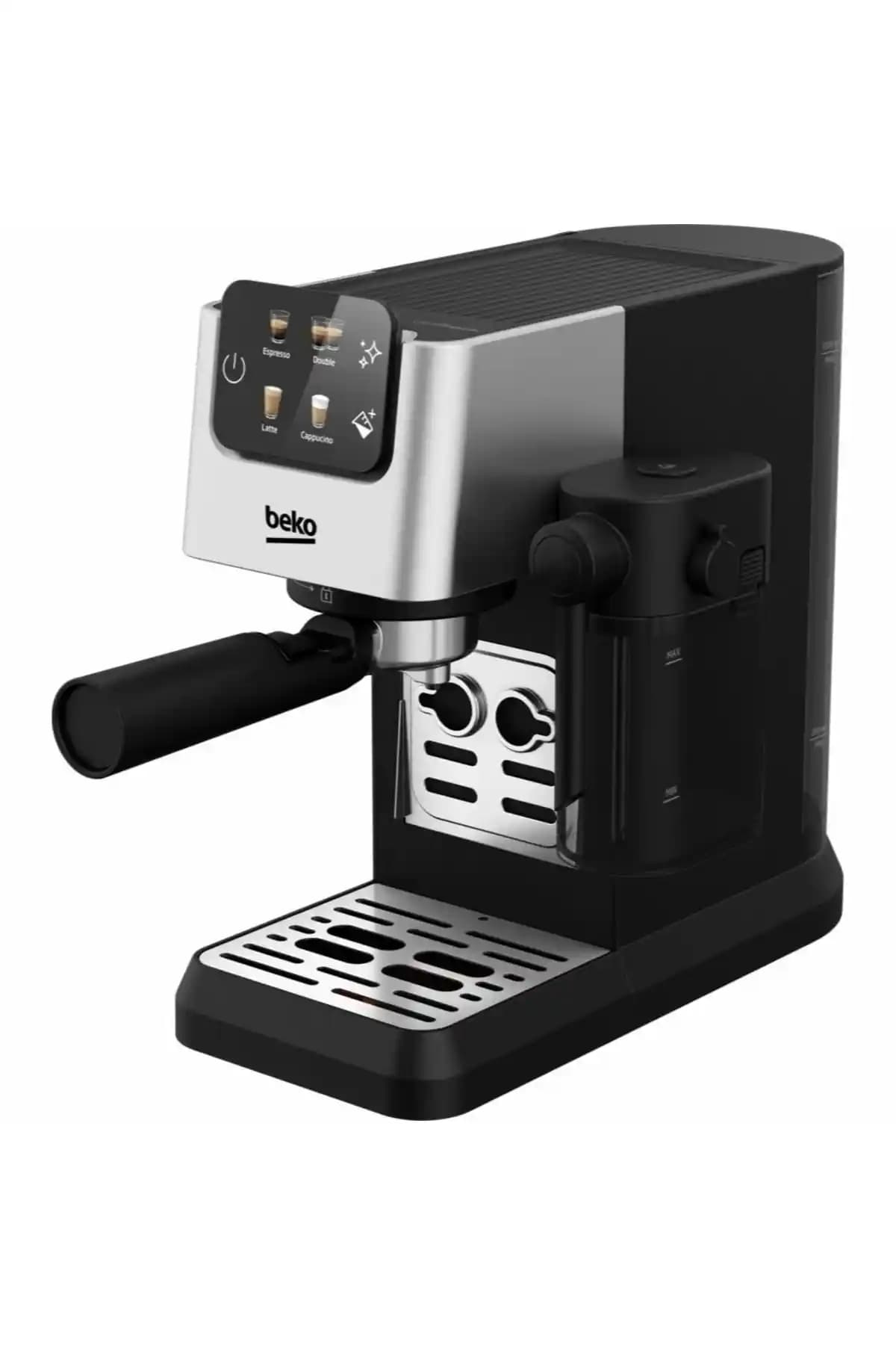 Beko Caffee Experto Cep 5304 X Kapsülsüz kahve ve süt köpürtme özellikli yarı otomatik espresso makinesi