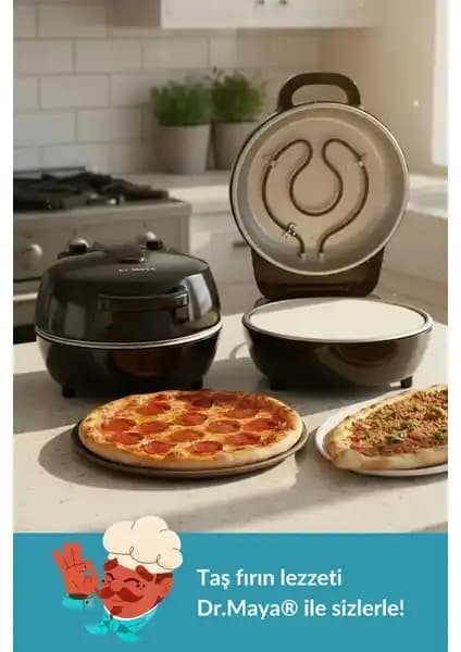 Dr.Maya DM SO07 Çok Amaçlı Taş Fırın: Evde Restoran Kalitesinde Pişirme İçin Hızlı Çözüm