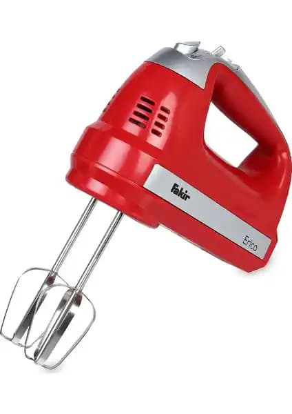 Fakir Erica 600 W Mikser – Kırmızı Dış Yüzeyde Çok Yönlü Karıştırma ve Yoğurma