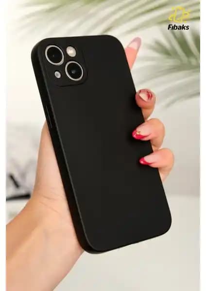 Fibaks iPhone 13 için Kadife İç Yüzeyli Silikon Kılıf: Hafif, Şık ve Dayanıklı Koruma
