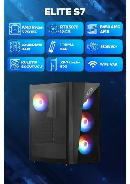 Game Garaj Elite S7 İncelemesi: Ryzen 5 7500F, RTX 5070 ve Esnek Yükseltme Olanakları