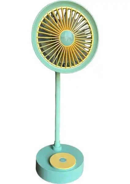 Hepu 9050B Mini Şarjlı Masaüstü Vantilatör ile Enshall Yase Mini USB Fan Karşılaştırması