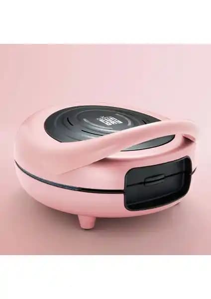 Karaca Funday Pembe Çıkarılabilir Plakalı Waffle Makinesi 1000W ile Pişirme Kolaylığı