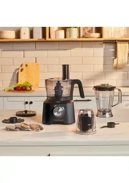 Karaca Mastermaid Power 10 In 1 Mutfak Robotu Black: Çok İşlevli ve Güçlü Yemek Hazırlama