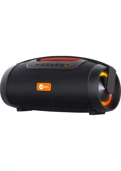 Lecoo DS151 80W Taşınabilir Bluetooth Hoparlör: IPX5, RGB Aydınlatma, TWS, Siyah