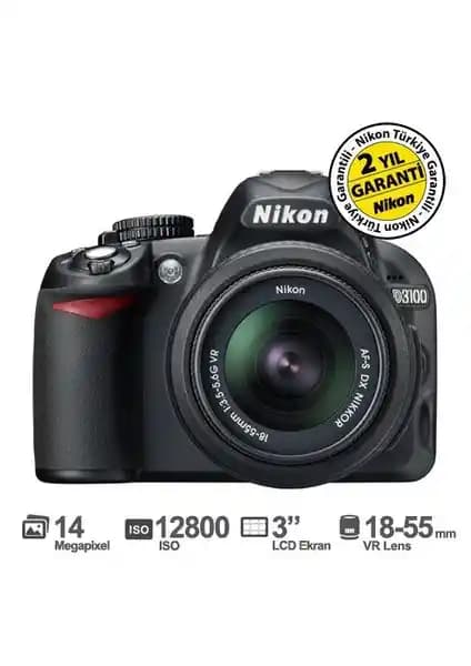 Nikon D3100 18-55mm VR Kit ile Başlangıç Seviyesinde Fotoğrafçılık Becerilerinizi Geliştirin