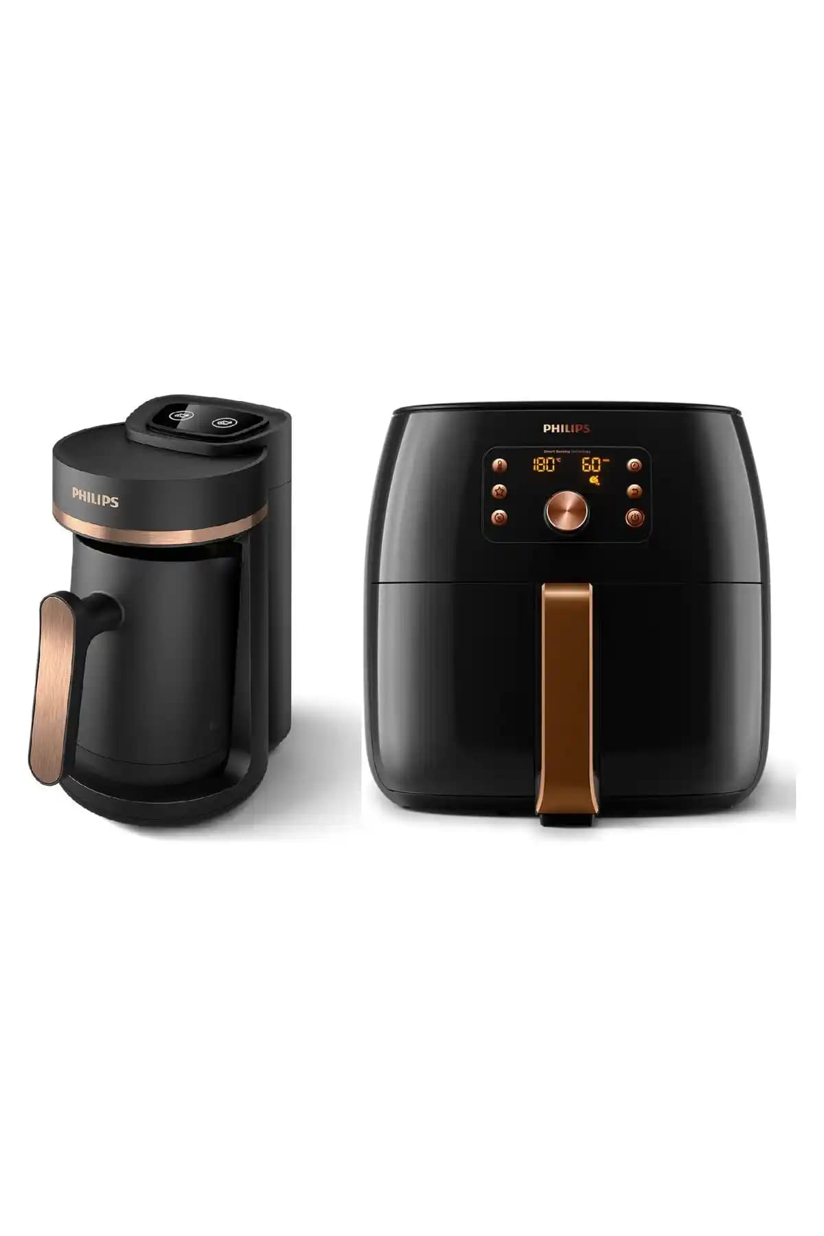 Philips HDA150/60 Türk Kahvesi ve HD9867/90 Premium Airfryer XXL Ev Mutfağı için Değerlendirme