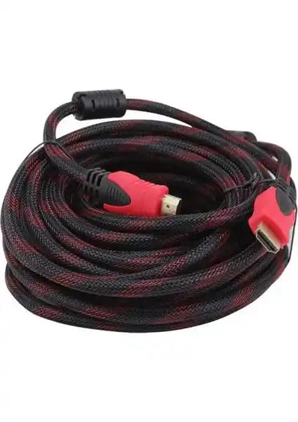 Powermaster 10 Metre Siyah Örgülü HDMI Kablo ile S Line 1,5m HDMI 2.0V Karşılaştırması