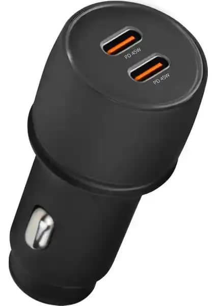 Powerway CC45 Araç İçi USB-C PD Hızlı Şarj Başlığı: Tek Cihazda 45W, Çift Portta 22.5W