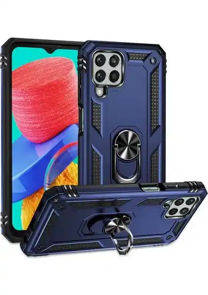 Samsung Galaxy M33 için Vega Tank Kılıfı: Çift Katmanlı Koruma, Stand ve Manyetik Uyum