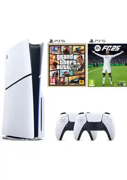 Sony PlayStation 5 Slim 1 TB İnce Tasarımda Yüksek Performanslı Oyun Deneyimi