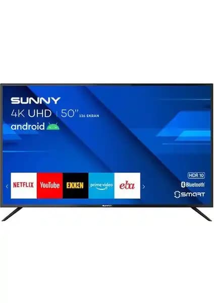 Sunny SN50FMN403: 50 inç 4K Android LED TV ve dahili uydu alıcısı analizi ve sonuçları