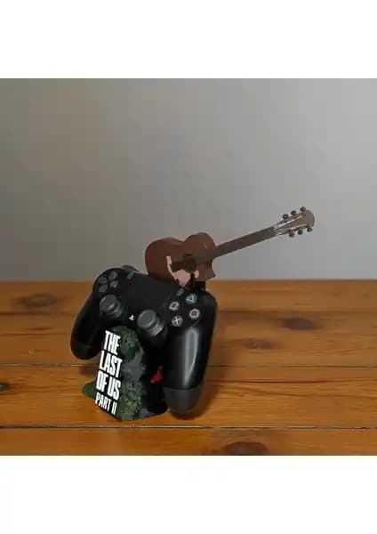 The Last of Us Part II Gitar Temalı PS Kol Tutucu 3D Baskı El Boyamalı (PS4/PS5)