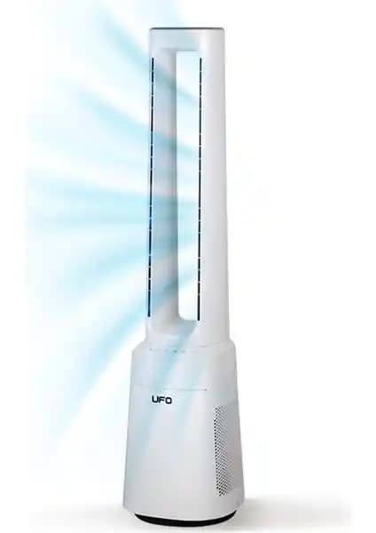 UFO Kule Tipi Kanatsız Hava Temizleyici: 2x HEPA H13 Filtre, 36W, 10 Hız, Sessiz Tasarım