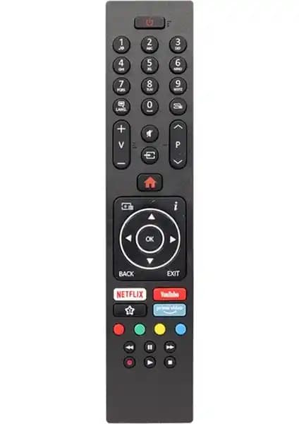 Vestel Rebera Netflix YouTube Prime Video Tuşlu Kumanda: LCD/LED TV uyumlu tasarım