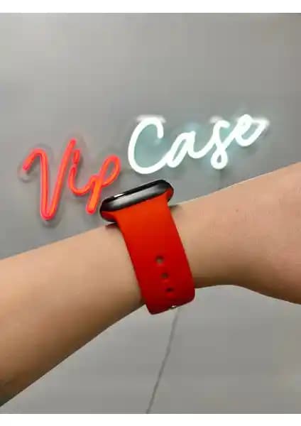 Vip Case Apple Watch Uyumlu Spor Silikon Kordon: Konfor ve Dayanıklılık için Uygun Tasarım