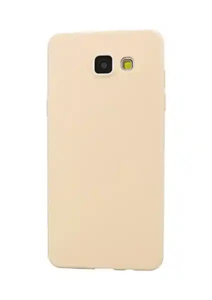Aplus Samsung Galaxy J7 Prime Ultra İnce Silikon Kılıf Gold Şık ve Koruyucu Tasarım