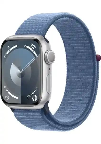 Apple Watch Seri 9 GPS 41MM Gümüş Rengi Spor Loop ile şık ve fonksiyonel akıllı saat
