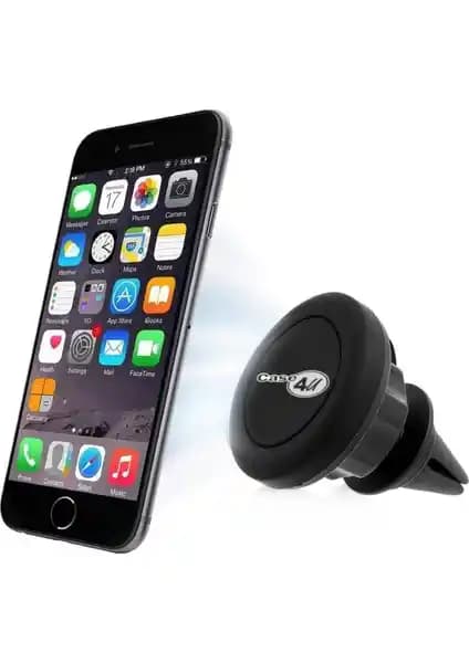 Araç İçi Manyetik Mıknatıslı Telefon Tutucu 360 Derece Dönebilme Özelliği ile Güvenli Kullanım